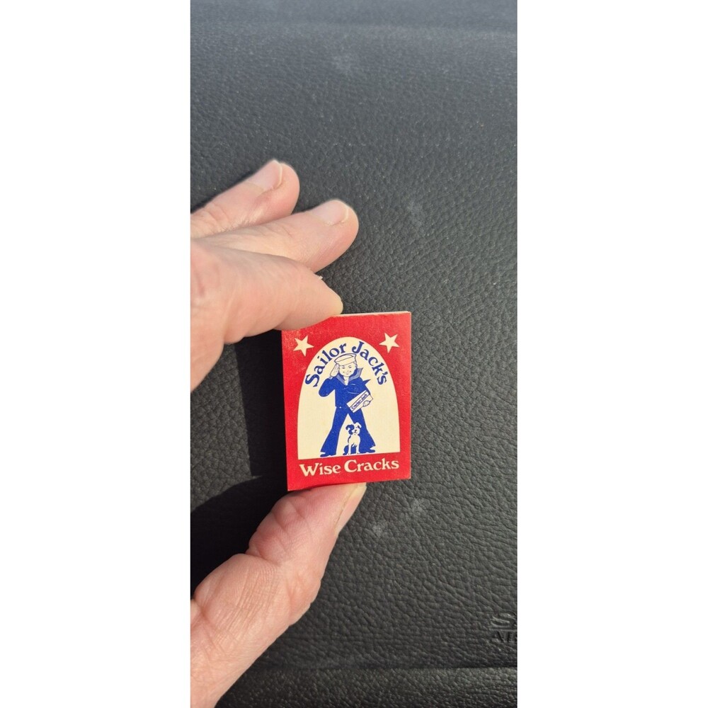 1961 Vintage Toy Premium Cracker Jack Prize Number 1 Riddle or Wise Cracks Book